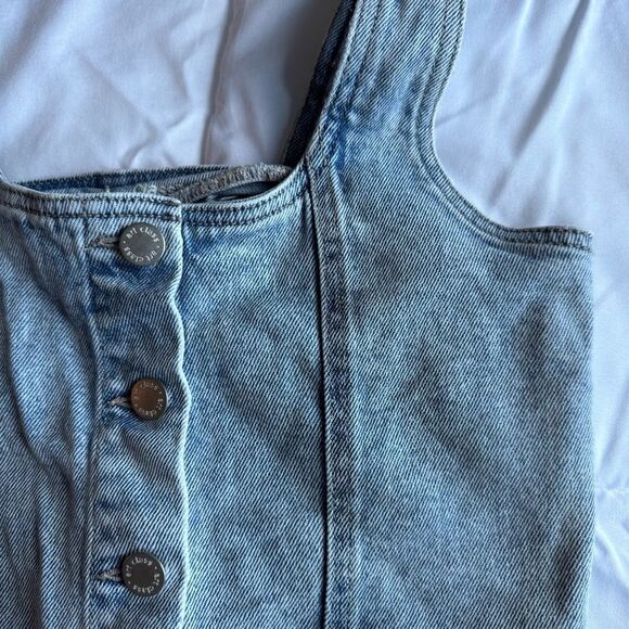 art class Blue Denim Tank Top, XL - Picture 3 of 5